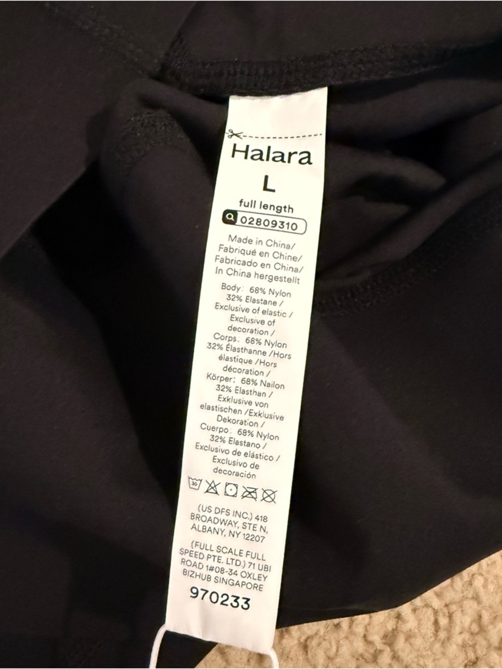 HALARA Black UltraSculpt™ Contour Leggings High Waisted Compression NWT Pockets - Picture 4 of 8